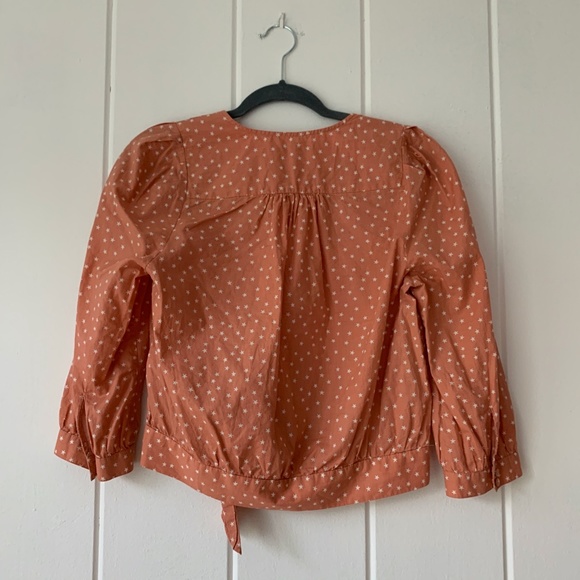 MADEWELL Wrap Blouse with Star Print - Picture 2 of 2